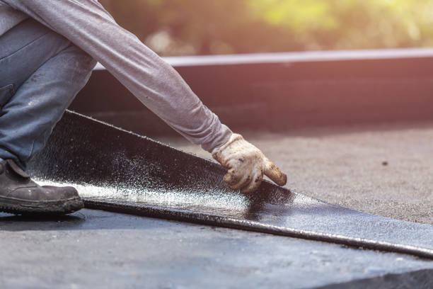 Professional Waterproofing technician working in Strykersville, NY